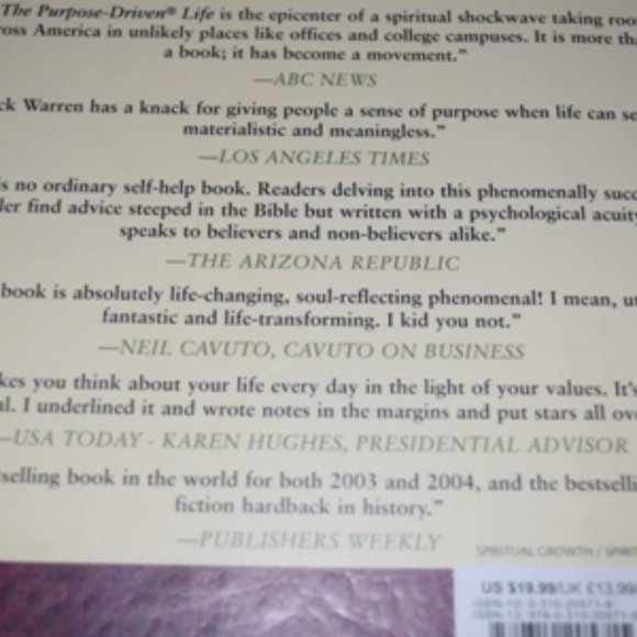 Book:  "Purpose Driven" - Picture 5 of 6